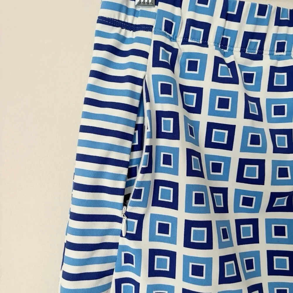 J. McLaughlin Mod Geo Print Palm Springs Skort Skirt Small